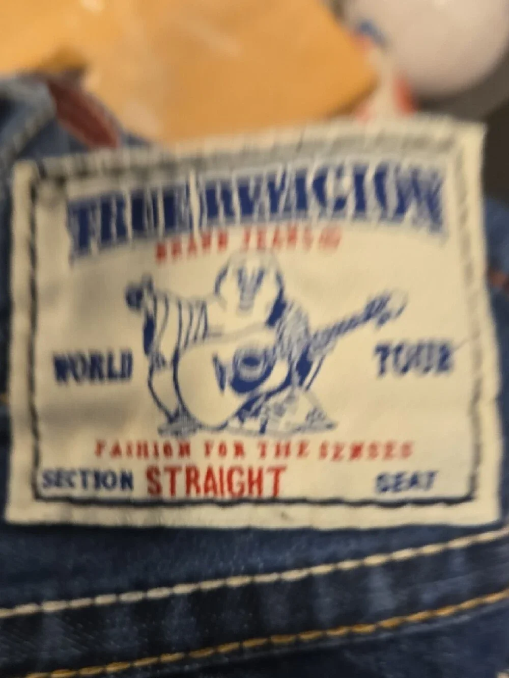 True Religion Dark Blue Women's Straight Leg Jeans - Picture 5 of 5